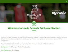 Tablet Screenshot of leedsschoolsfa.co.uk